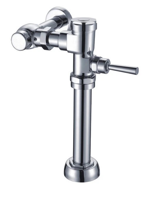 Brass Self-closing WC Toilet Flush Valve Bathroom